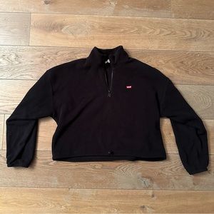 Levi’s Black Quarter Zip Fleece